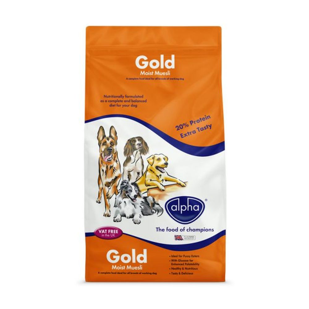 Alpha Gold Moist Muesli Dry Dog Food